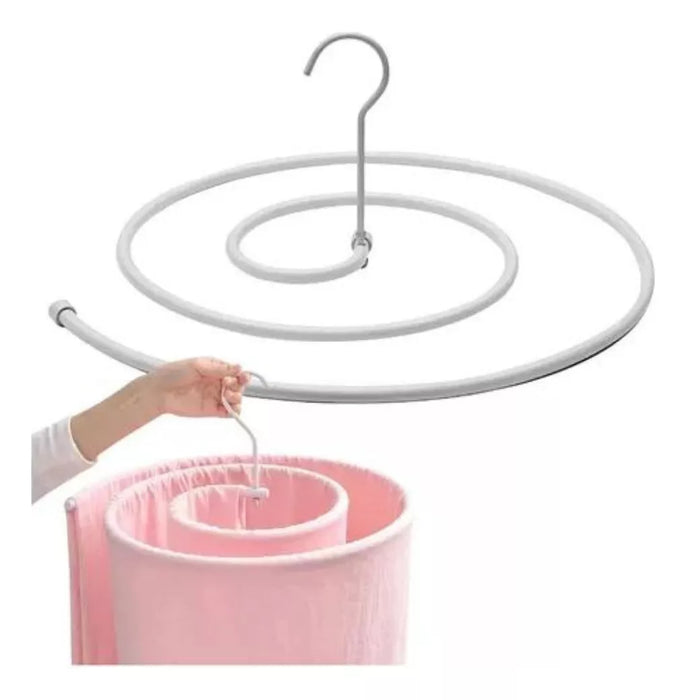 Spiral Hook for Sheets and Blankets Iron Drying