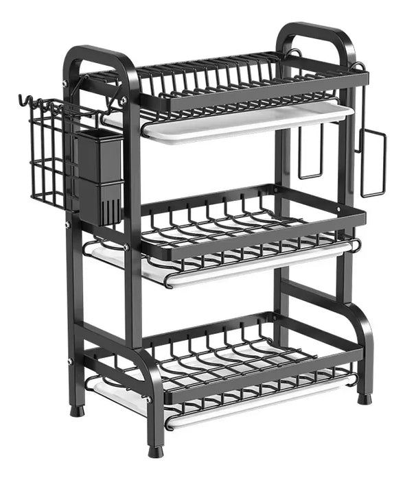 3 Tier Dish Drainer Organizer Dish Dryer