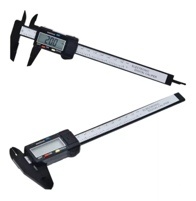 Digital Vernier Caliper Carbon Fiber LCD 150mm 6 Inch