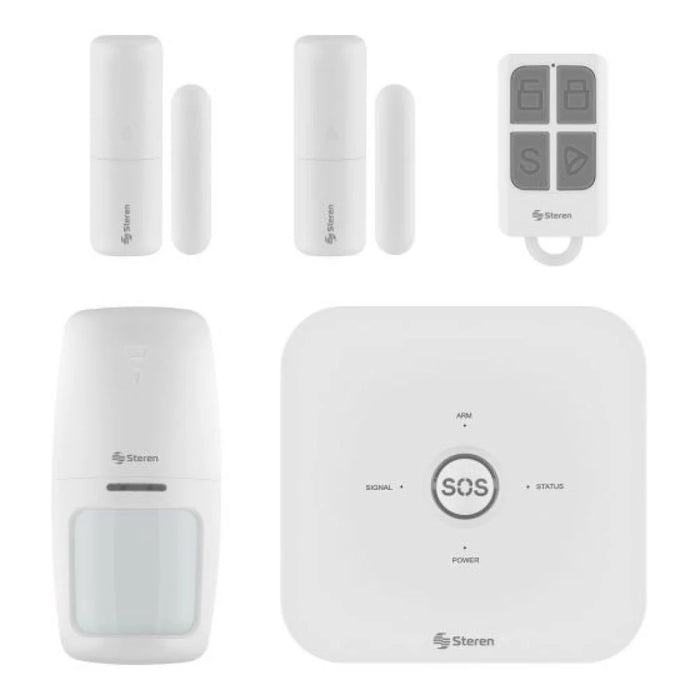 Sistema De Seguridad Wi-Fi 3 Sensores Steren Shome-2000