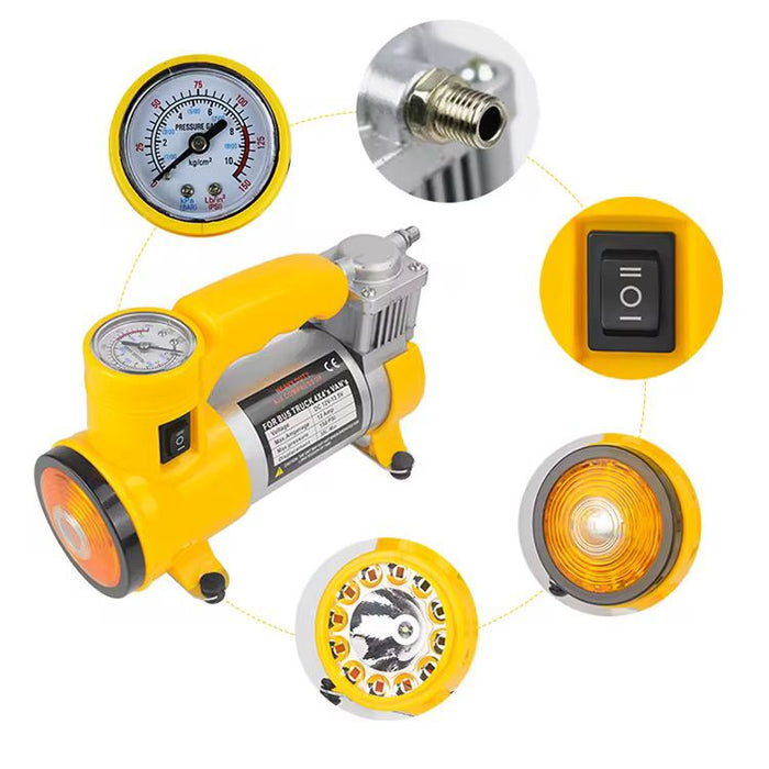 Mini Air Compressor for Cars, Motorcycles, Tires, Mattresses