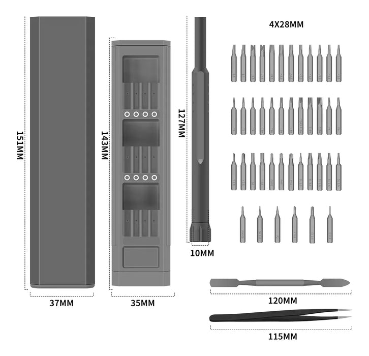 45-in-1 Small Portable Screwdriver Kit