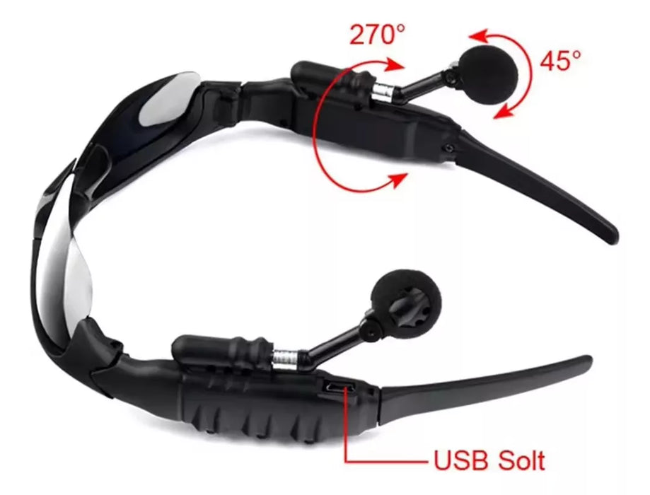 Bluetooth Sunglasses Headphones Rechargeable