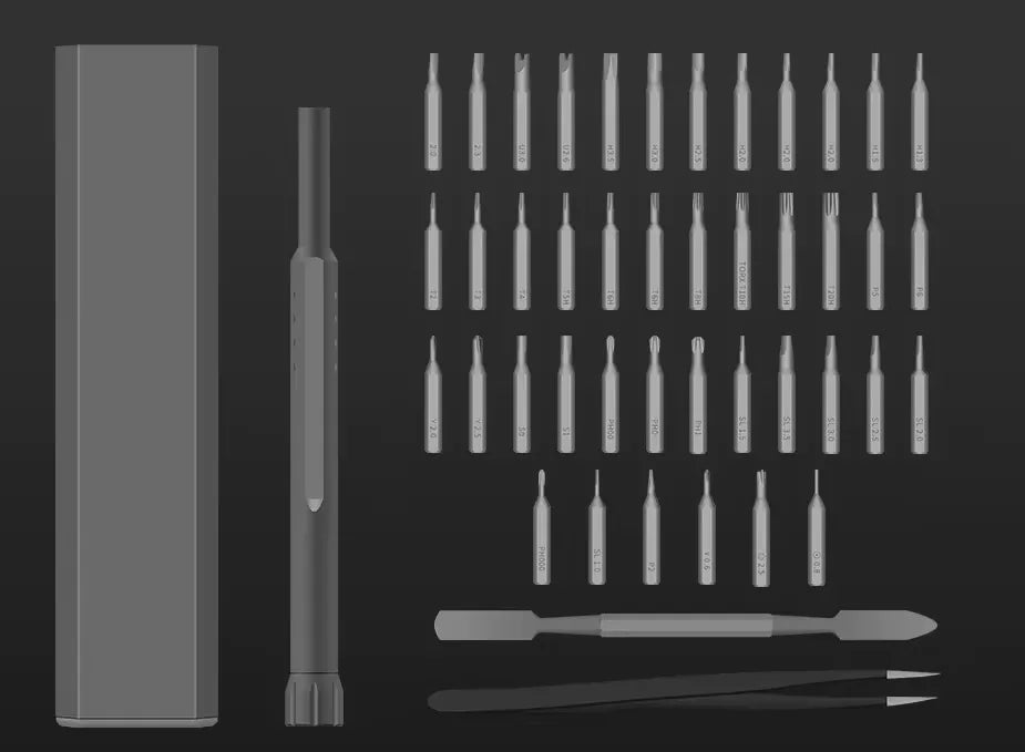45-in-1 Small Portable Screwdriver Kit
