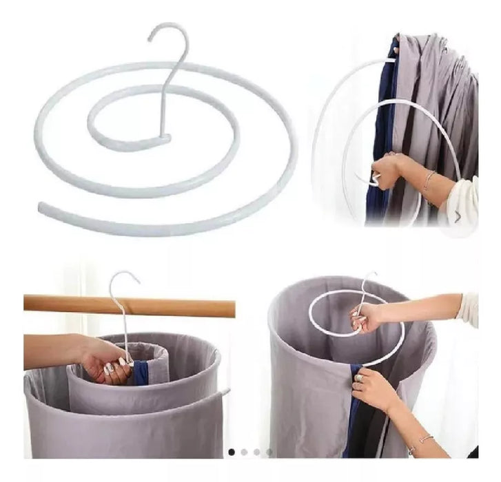 Spiral Hook for Sheets and Blankets Iron Drying
