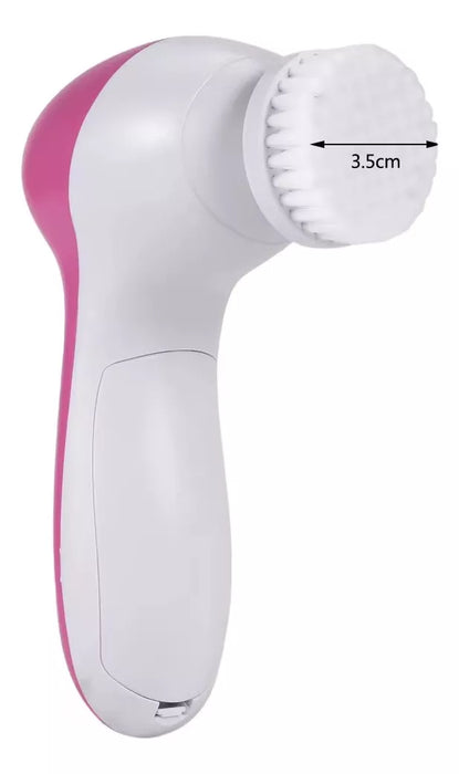 Facial Brush Exfoliator Cleansing Sponge 5 in 1