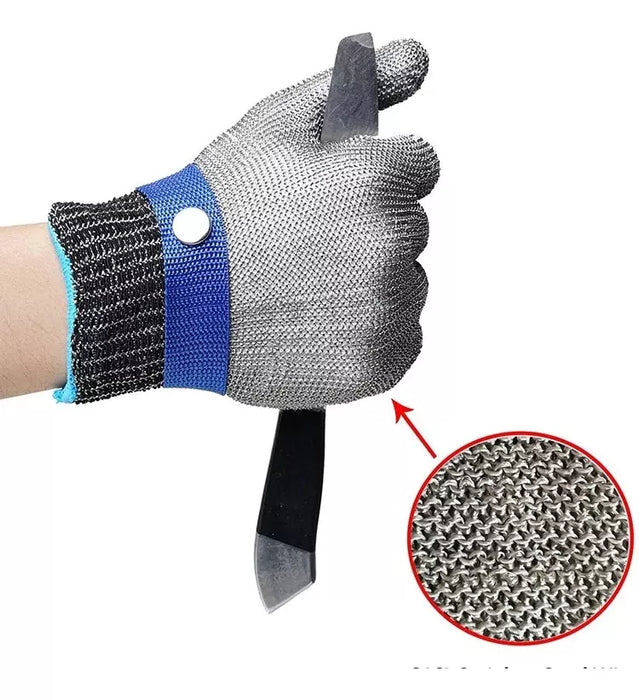 Butcher's Cut Resistant Glove with Stainless Steel Thread