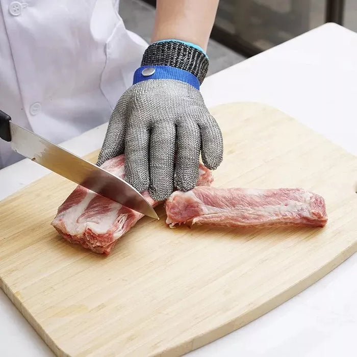 Butcher's Cut Resistant Glove with Stainless Steel Thread
