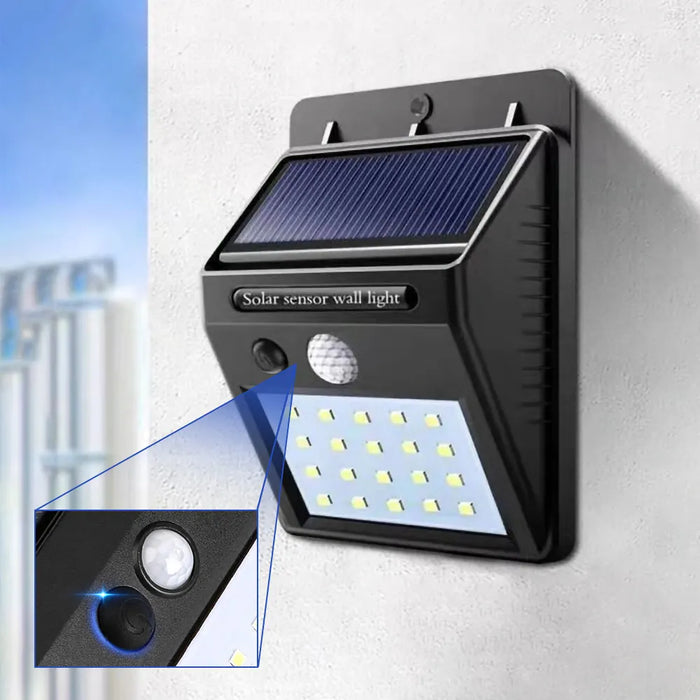 30LED Rechargeable Outdoor Solar Motion Sensor Lamp