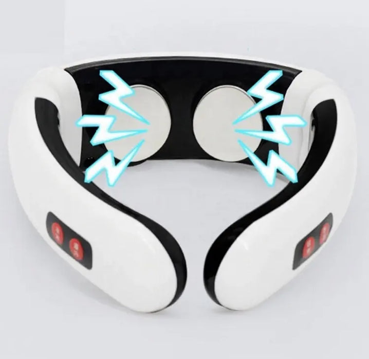 Cervical Neck Massager 2 Patches Electric Impulse