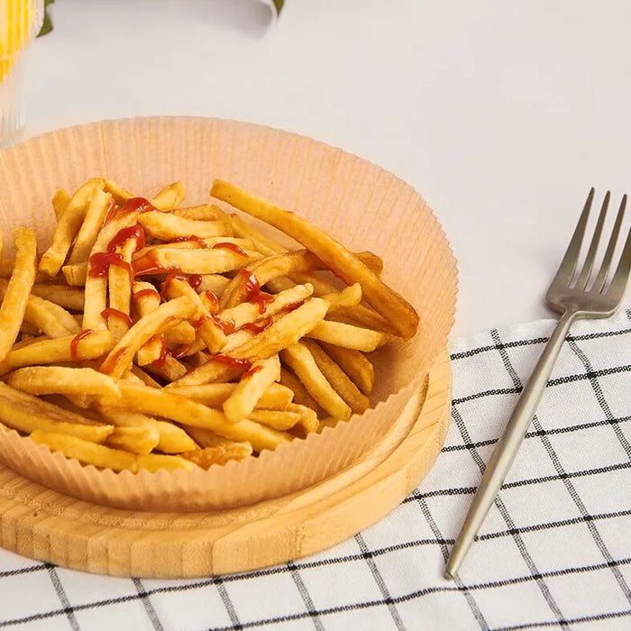 Disposable paper liners for air fryer, 100 pieces
