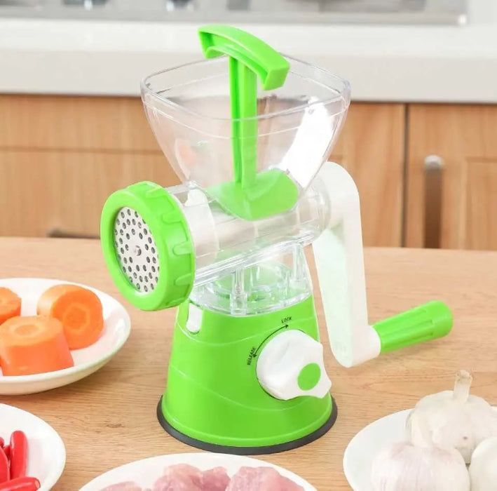 Multipurpose Manual Meat Grinder Chopper for Sausages and Vegetables