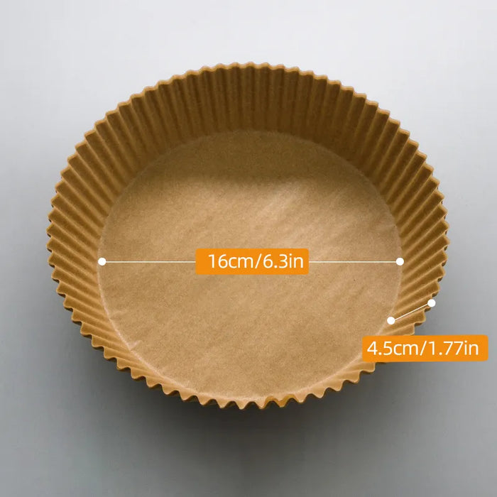 Disposable paper liners for air fryer, 100 pieces