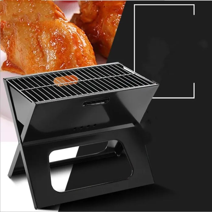 Portable Folding Charcoal Grill for Outdoors