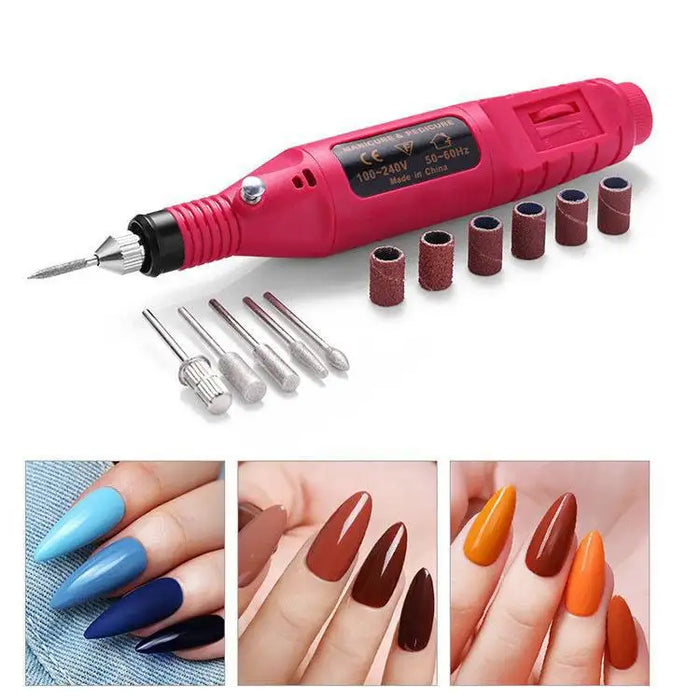 Electric Nail Polisher Kit Acrylic Manicure