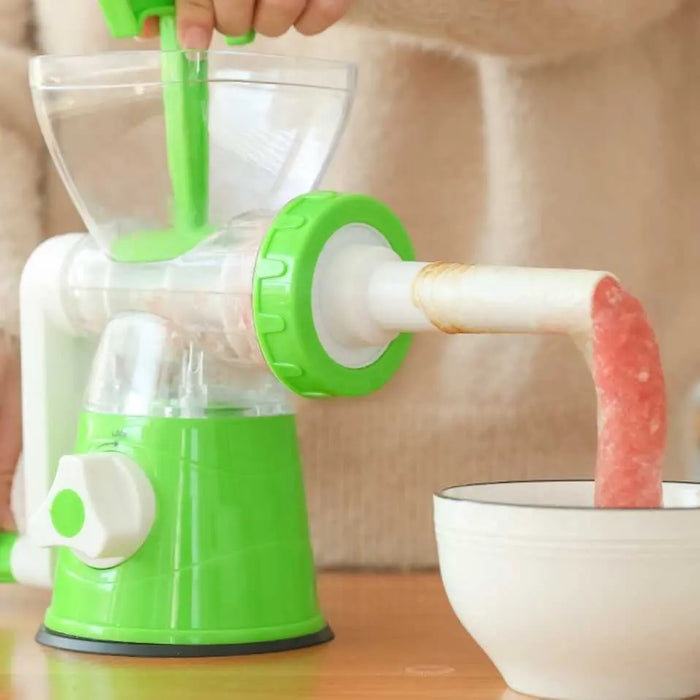 Multipurpose Manual Meat Grinder Chopper for Sausages and Vegetables