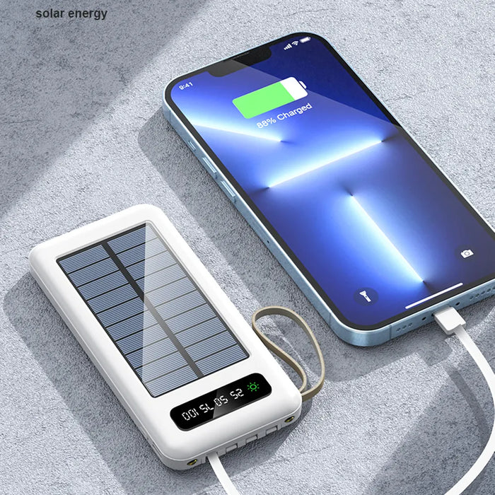 4-in-1 Solar Charging Power Bank 20000 mAh