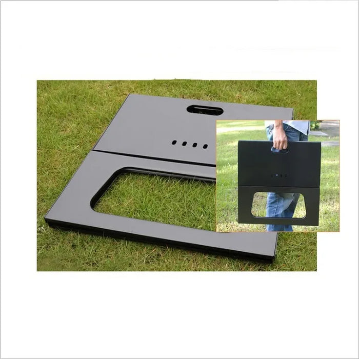 Portable Folding Charcoal Grill for Outdoors