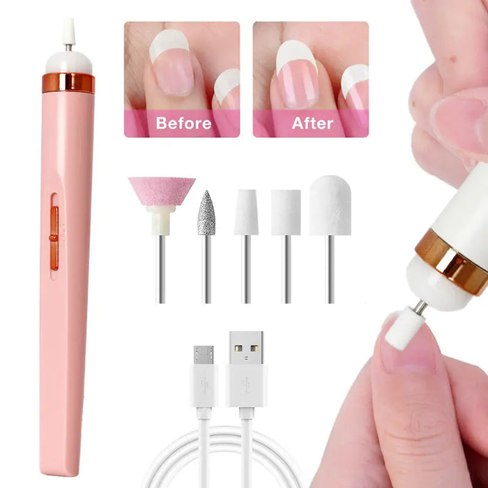 Rechargeable Electric Nail Polisher Kit