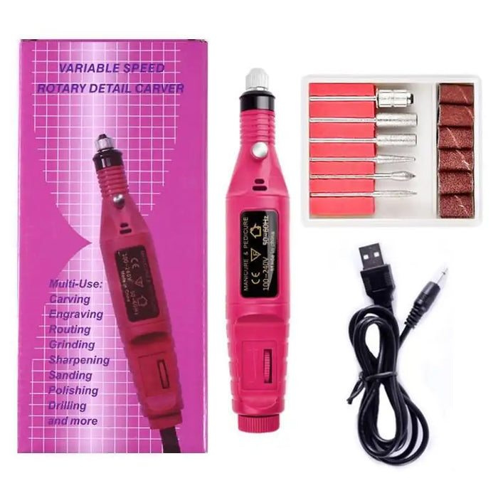 Electric Nail Polisher Kit Acrylic Manicure