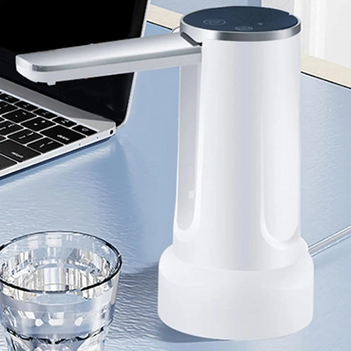Smart Rechargeable Digital Water Dispenser with Foldable Nozzle Tap Bottle