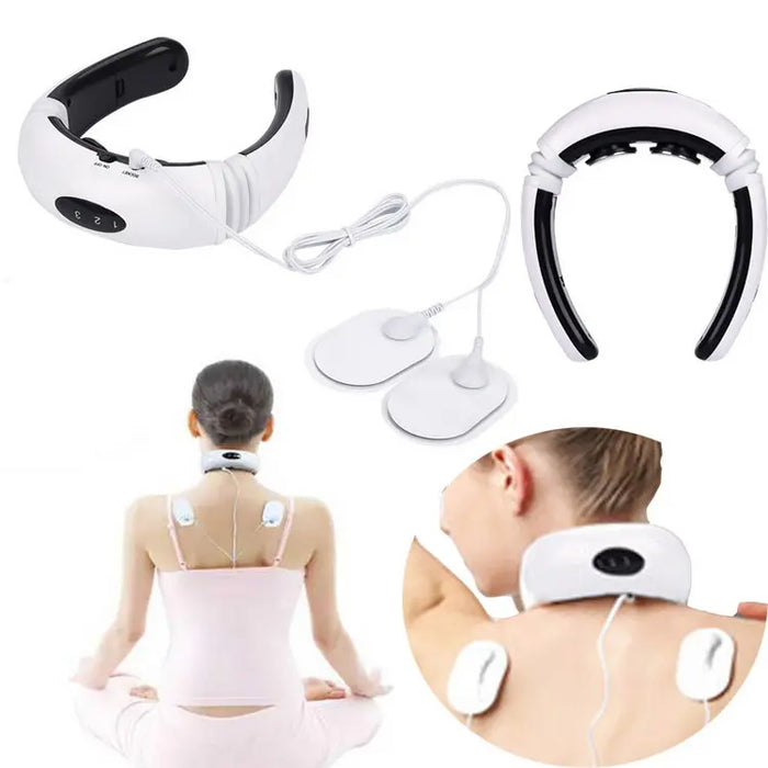 Cervical Neck Massager 2 Patches Electric Impulse