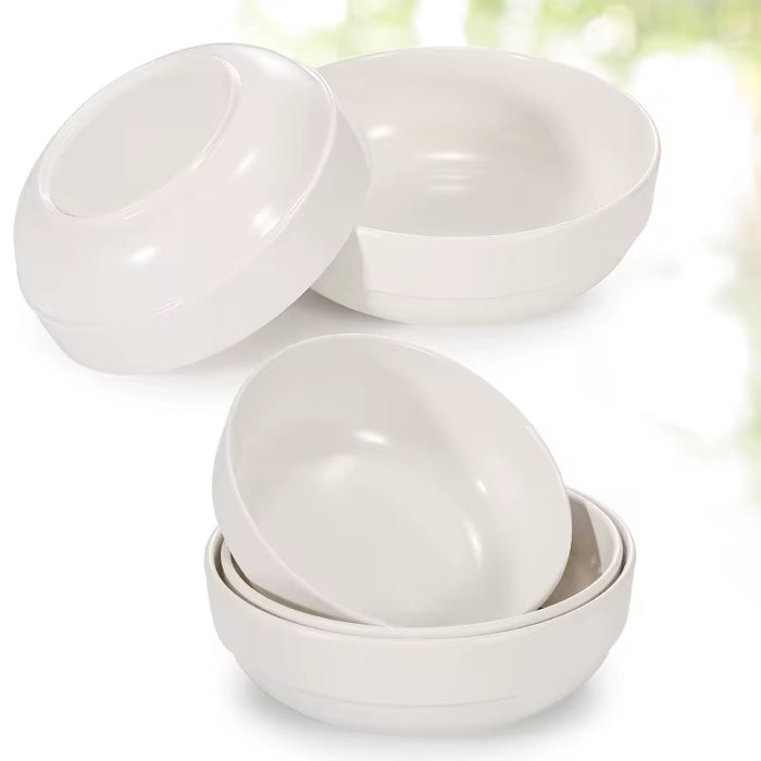 Round Melamine Soup Plate 14x6cm Per 6 Units