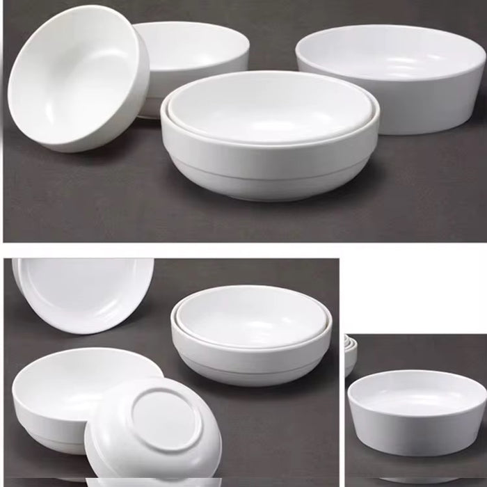 Round Melamine Soup Plate 14x6cm Per 6 Units