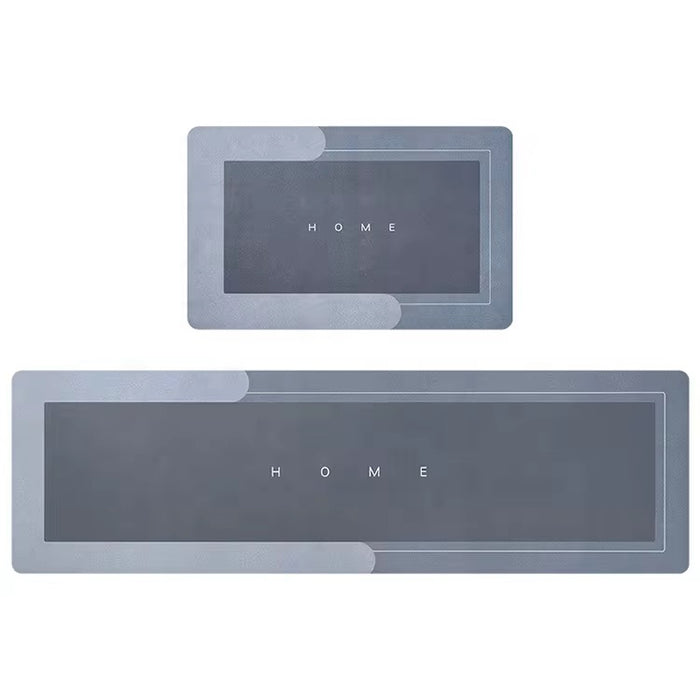 Non-slip Absorbent Mats Kitchen Bathroom X2
