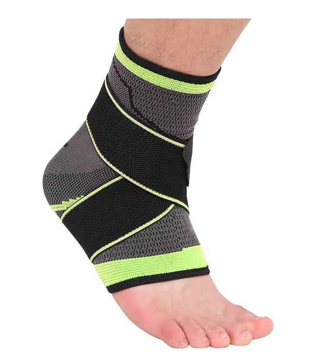 Double elastic compression anklets