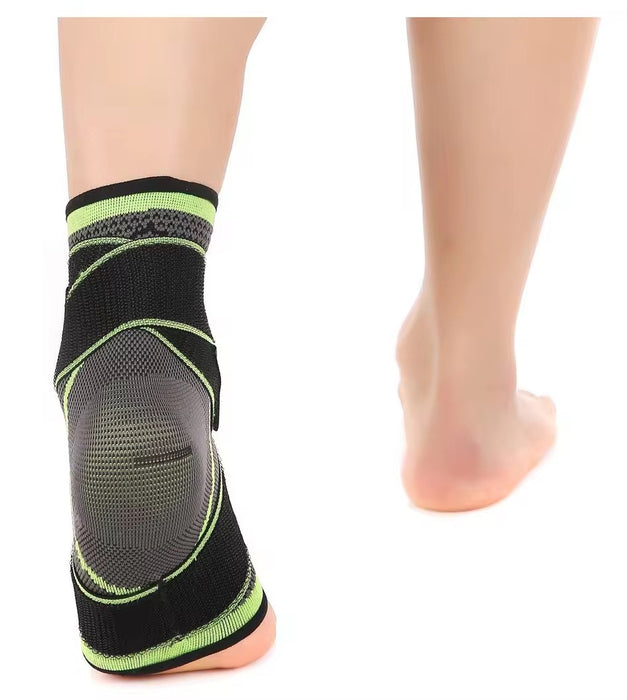 Double elastic compression anklets