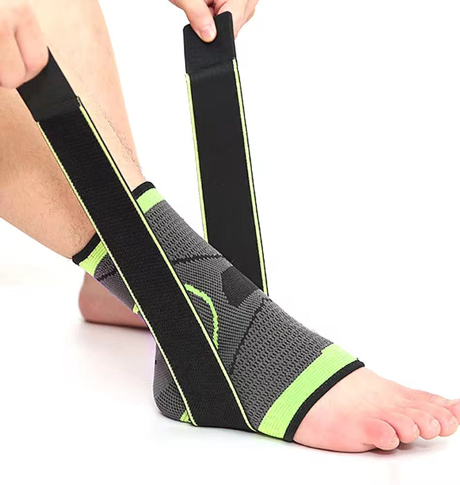 Double elastic compression anklets