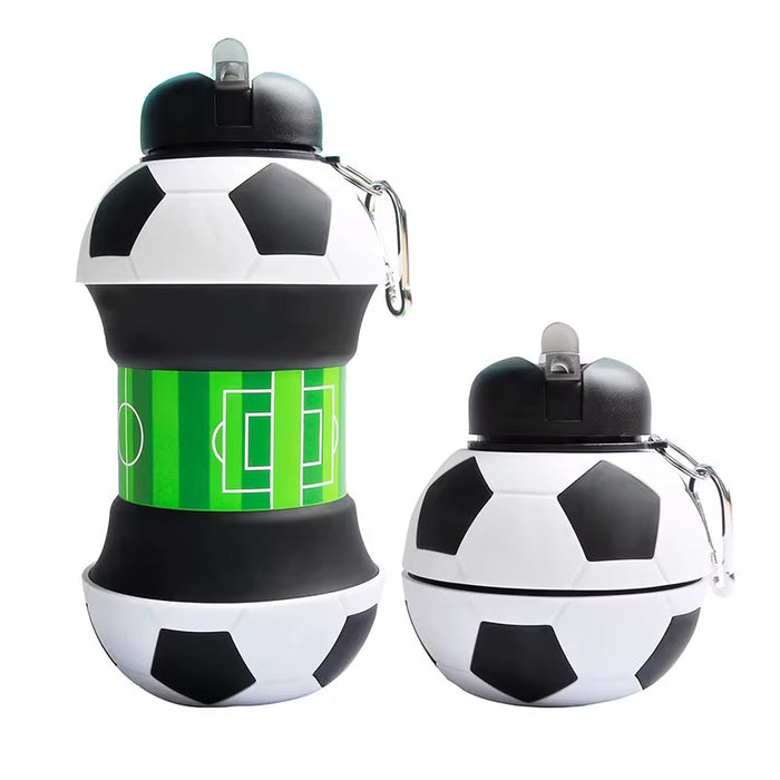 Foldable Water Bottle Soccer Basketball Tennis