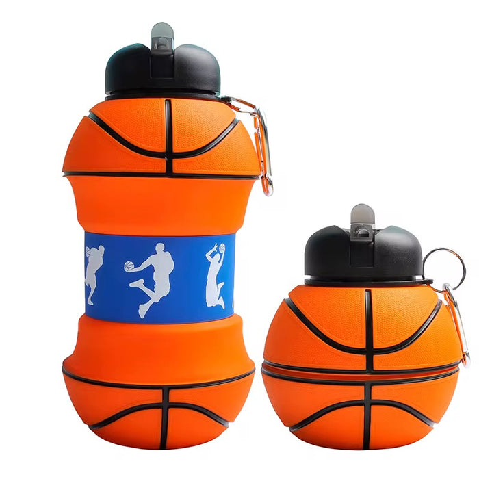 Foldable Water Bottle Soccer Basketball Tennis