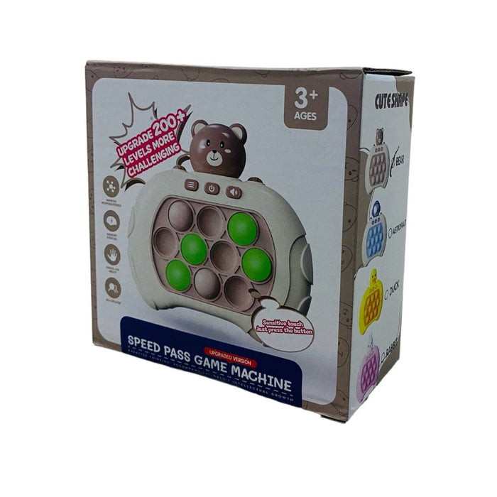 Interactive Pop It Bubble Popper Bear Controller