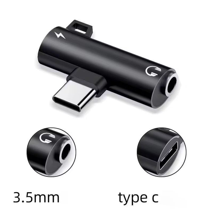 Type C 3.5mm Headphone Adapter - Calls Charging and Audio