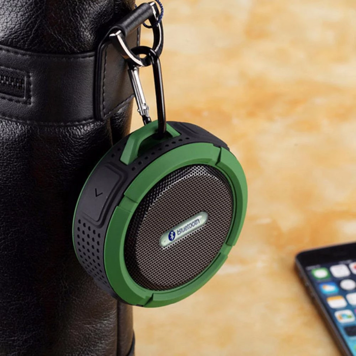 Mini Portable Waterproof Bluetooth Speaker with Suction Cup 